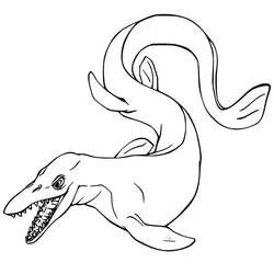Mosasaurus coloring page #218376 to print and color