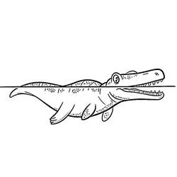 Mosasaurus coloring page #218378 to print and color