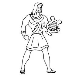 Apollo - Free printable coloring pages