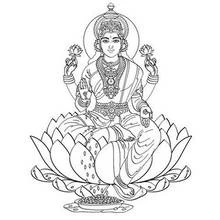 Hindu Mythology - Free printable coloring pages