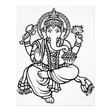 Hindu Mythology: Ganesh - Free printable coloring pages