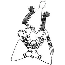 Osiris - Free printable coloring pages