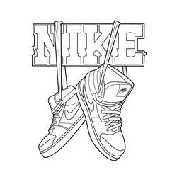 Nike - Free printable coloring pages