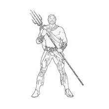 Aquaman - Free printable coloring pages