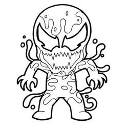 Carnage - Free printable coloring pages
