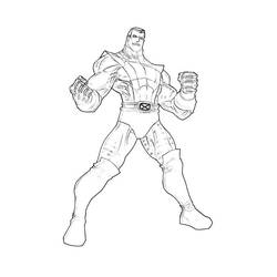 Colossus - Free printable coloring pages