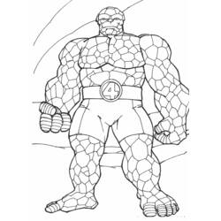 Fantastic Four - Free printable coloring pages