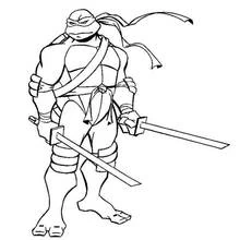 Ninja Turtles - Free printable coloring pages