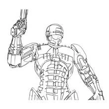 RoboCop - Free printable coloring pages