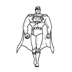 Superman - Free printable coloring pages