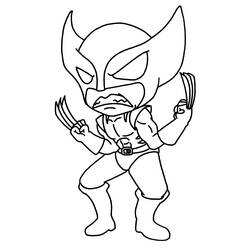 X-Men - Free printable coloring pages
