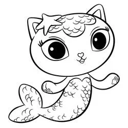 Gabby's Dollhouse - Free printable coloring pages