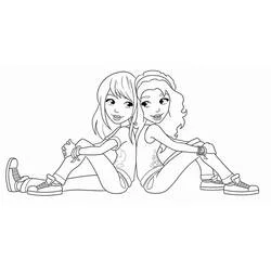 Lego Friends - Free printable coloring pages