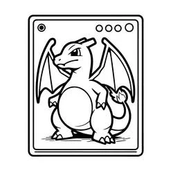 Pokemon Card - Free printable coloring pages