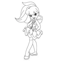 Polly Pocket - Free printable coloring pages