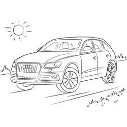 Audi coloring page #174803 to print and color