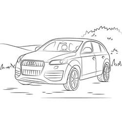 Audi coloring page #174804 to print and color