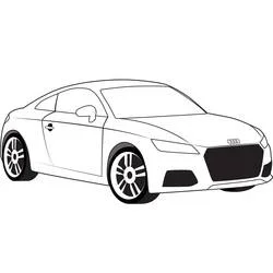 Audi coloring page #174805 to print and color