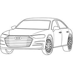 Audi coloring page #174807 to print and color