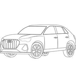 Audi coloring page #174808 to print and color