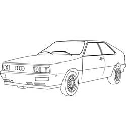 Audi coloring page #174809 to print and color
