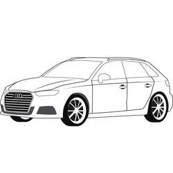 Audi coloring page #174811 to print and color