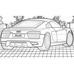 Audi coloring page #174817 to print and color