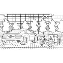 Audi coloring page #174818 to print and color
