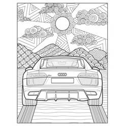 Audi coloring page #174821 to print and color