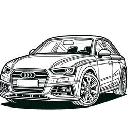 Audi - Free printable coloring pages