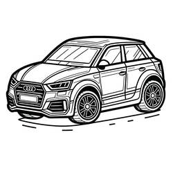 Audi coloring page #218587 to print and color