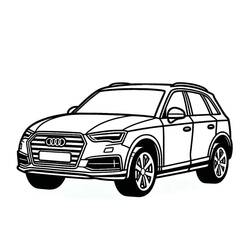 Audi coloring page #218590 to print and color