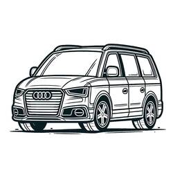 Audi coloring page #218592 to print and color