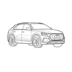 Audi coloring page #218598 to print and color