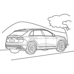 Audi coloring page #218599 to print and color
