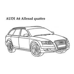 Audi coloring page #218602 to print and color