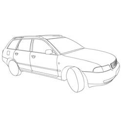 Audi coloring page #218603 to print and color