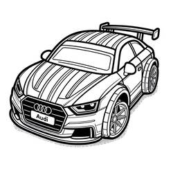 Audi coloring page #218604 to print and color