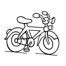 Bike / Bicycle - Free printable coloring pages