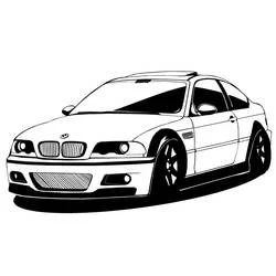 BMW coloring page #204401 to print and color