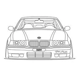 BMW - Free printable coloring pages