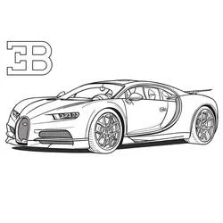 Bugatti - Free printable coloring pages