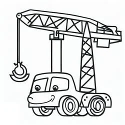 Crane coloring page #187859 to print and color