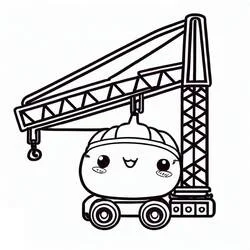 Crane coloring page #187860 to print and color
