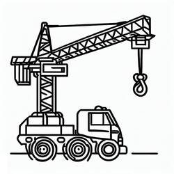 Crane coloring page #187861 to print and color