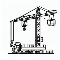 Crane coloring page #187863 to print and color