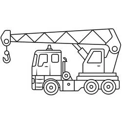 Crane - Free printable coloring pages