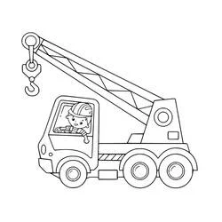 Crane coloring page #187872 to print and color