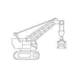 Crane coloring page #187873 to print and color