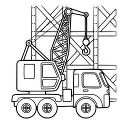 Crane coloring page #187876 to print and color